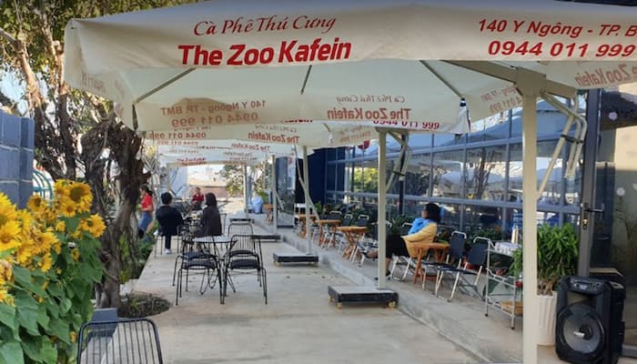 cà phê thú cưng the zoo kafein buôn mê thuột