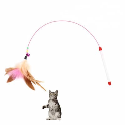 cây đuôi chim đồ chơi cho mèo