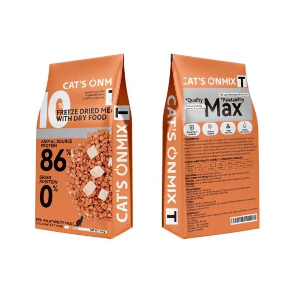 thức ăn cat on mix t chứa 86 percent protein